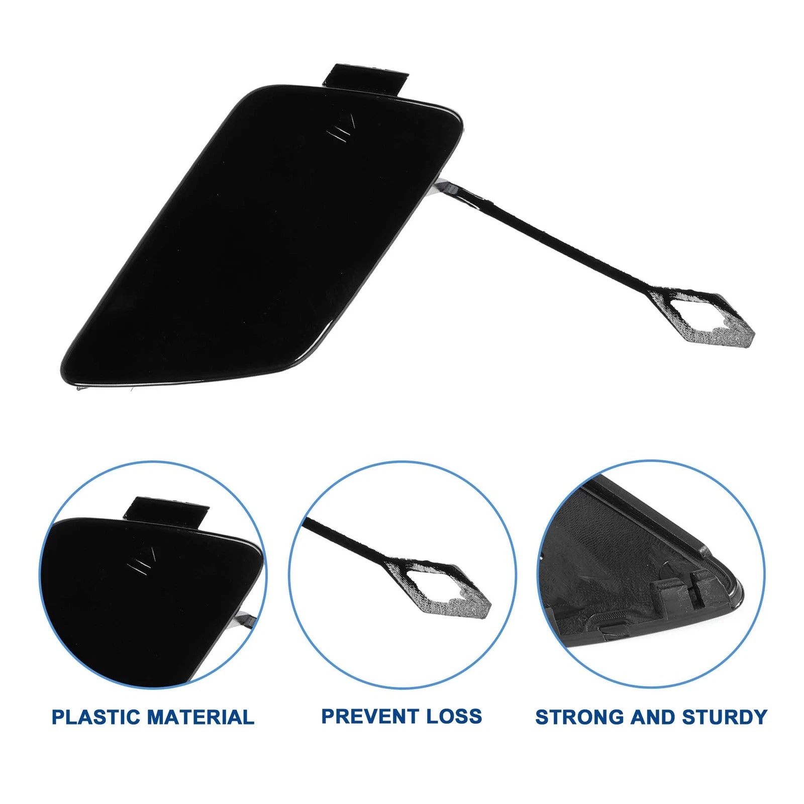 Tow Hook Cover for Mercedes-Benz SLK W172 (No.A1728850023) Black