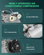 A/C Compressor with Clutch for Mitsubishi Lancer 2008–2010