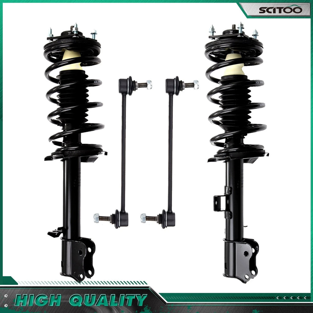 Front Complete Struts w/Spring & Sway Bar End Link Kit for Mazda Tribute (2001–2004)
