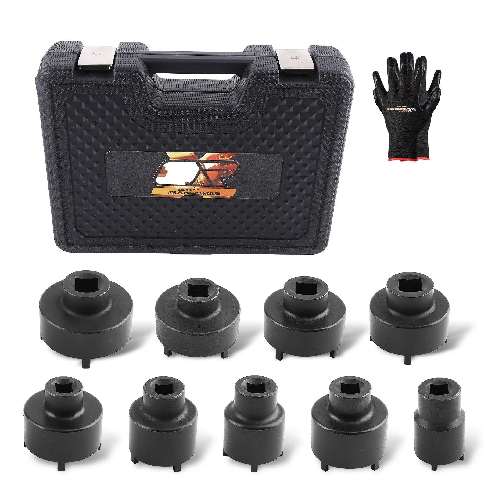 Set of 4 Lock Nuts Socket for Various Makes and Models (KM4-KM12)