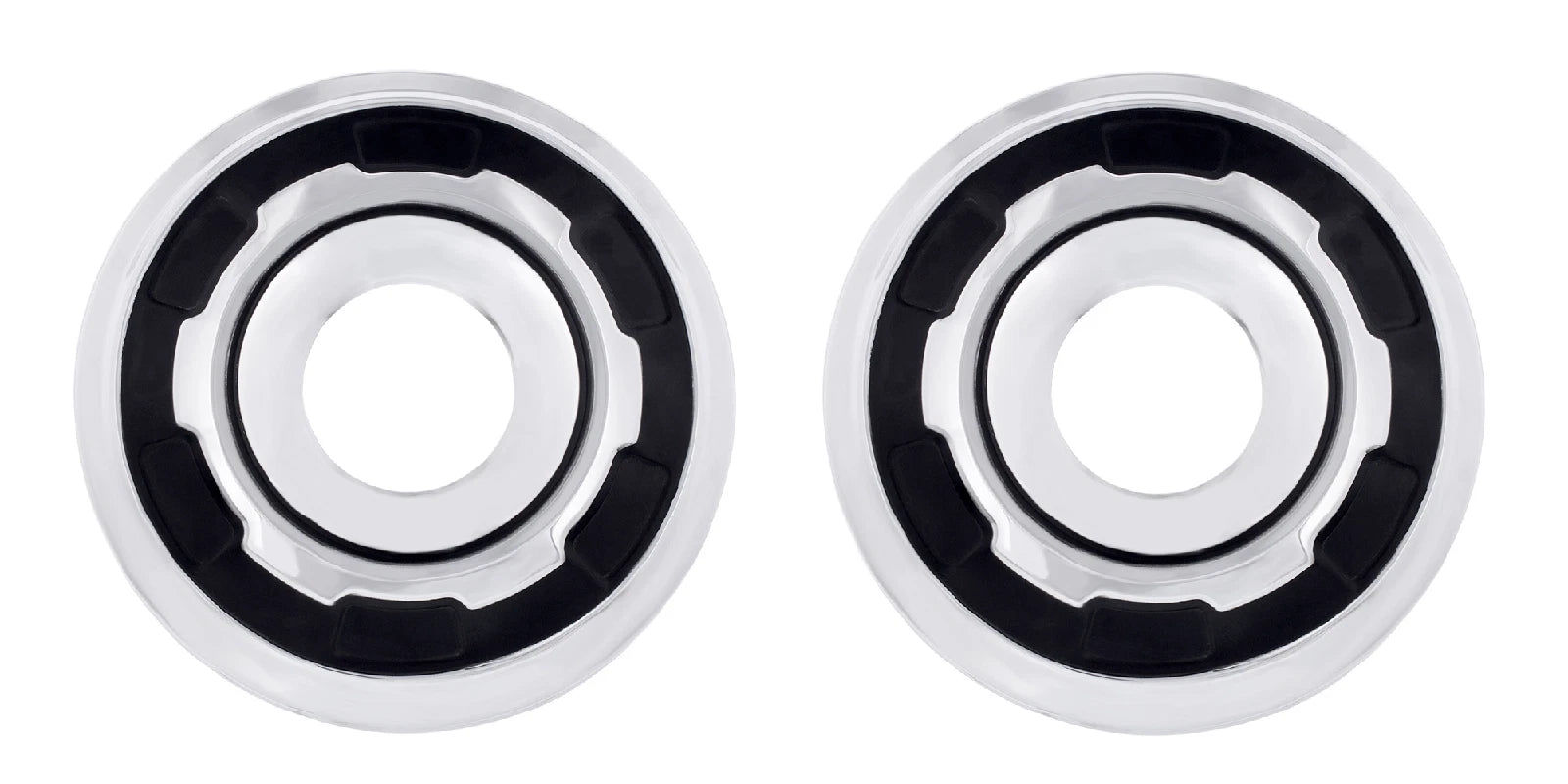 Front Dog Dish Hubcaps Replacement Pair for 4X4 Ford F-250 F-350 (1978–1984)