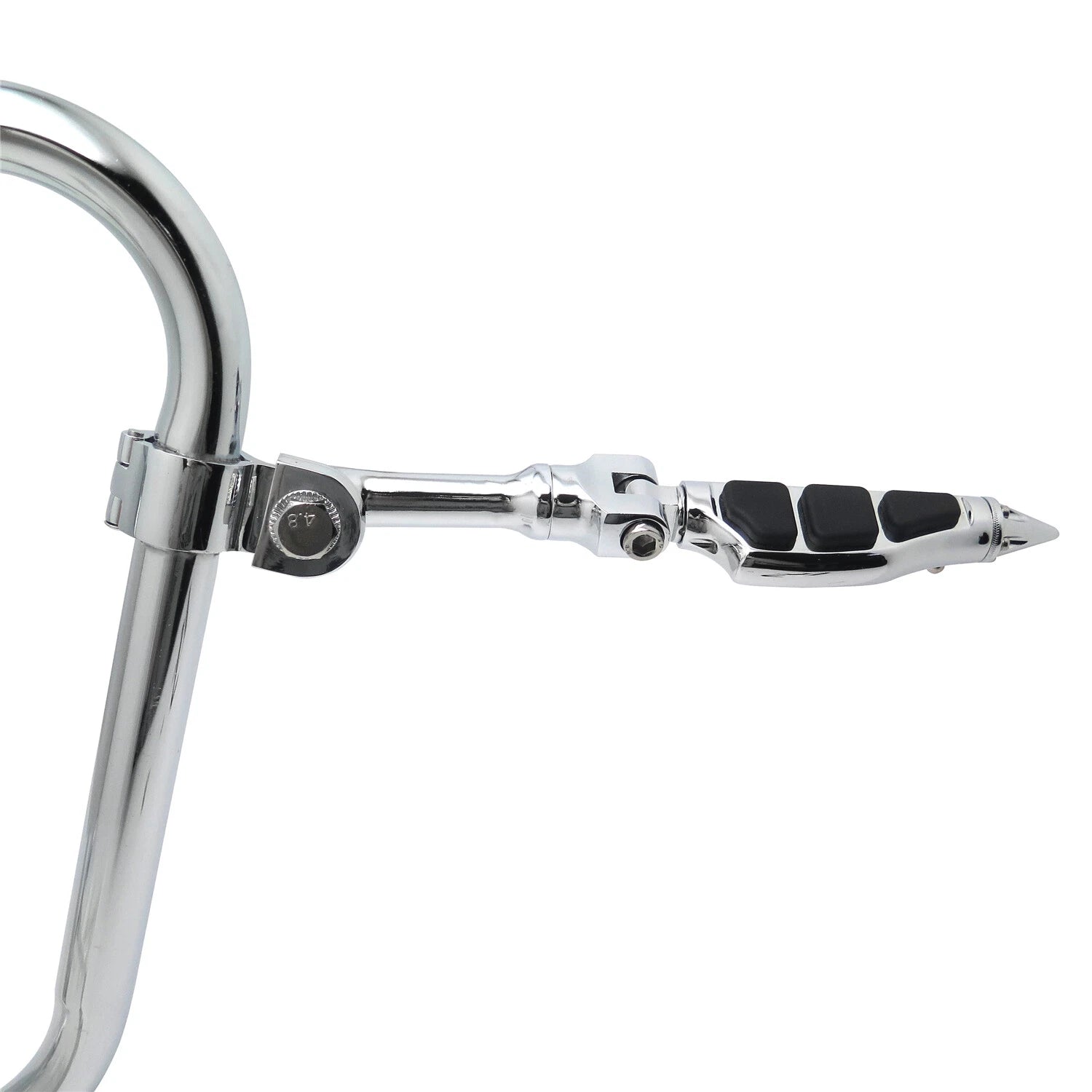 4.5" Stiletto Spike FootPeg for Harley Dyna Sportster Touring (1.25" Engine Guard)