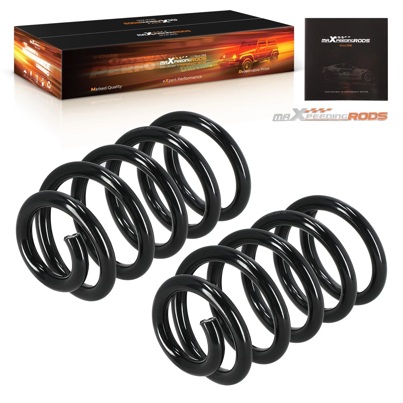 3" Front Coil Springs Drop Kit for Chevy Silverado GMC Sierra 1500 (2007–2015)