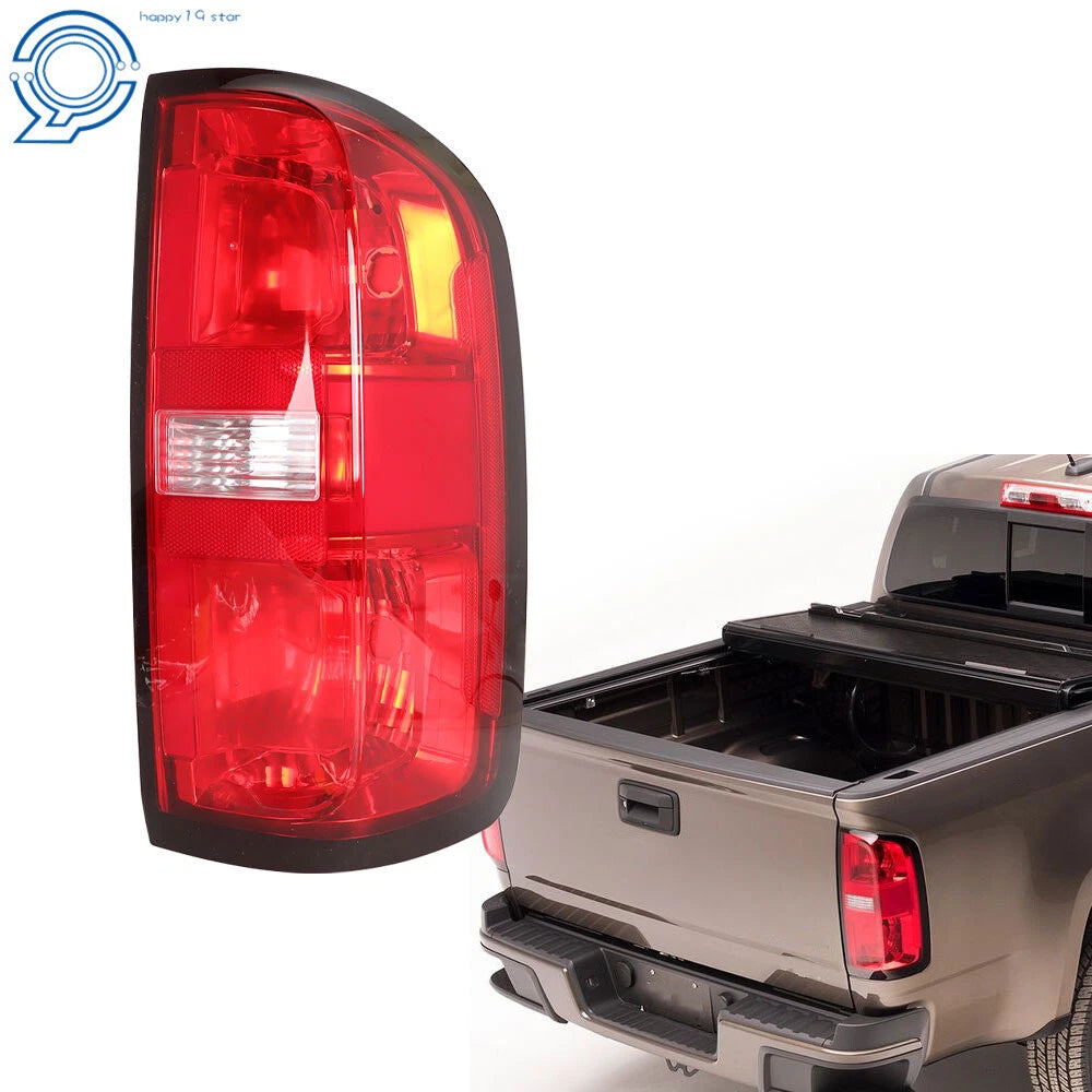 Right Side Rear Tail Light for Chevrolet Colorado (2015–2021) Black Housing Red Lens