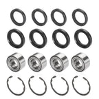 4x Front/Rear Bearing w/Circlip for Kawasaki Bayou 300 400 Prairie 300 400 (1990–2006)