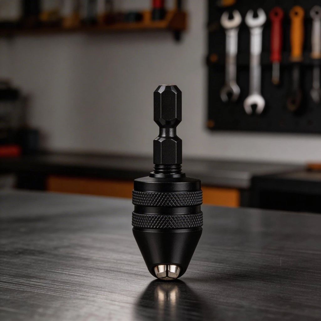 Keyless Hex Handle Drill Chuck for Universal Use (0.33 to 3.6mm)