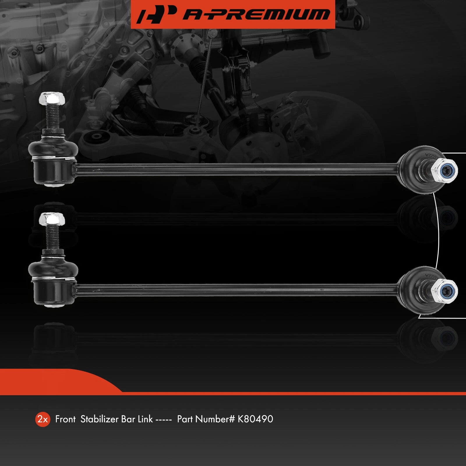 2X Front Side Sway Bar Link for Mercedes-Benz W203 (2001-2007)