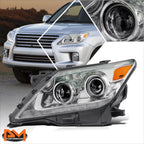 Left Side HID Projector Headlight Chrome for Lexus LX570 (2013–2015)