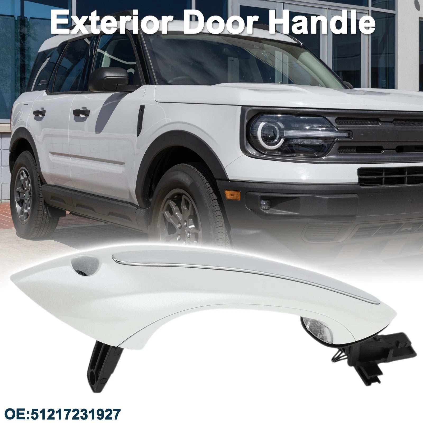 Exterior Door Handle for BMW 5 6 7 F12 (2011–2017) No. 51217231927 Front Left Black