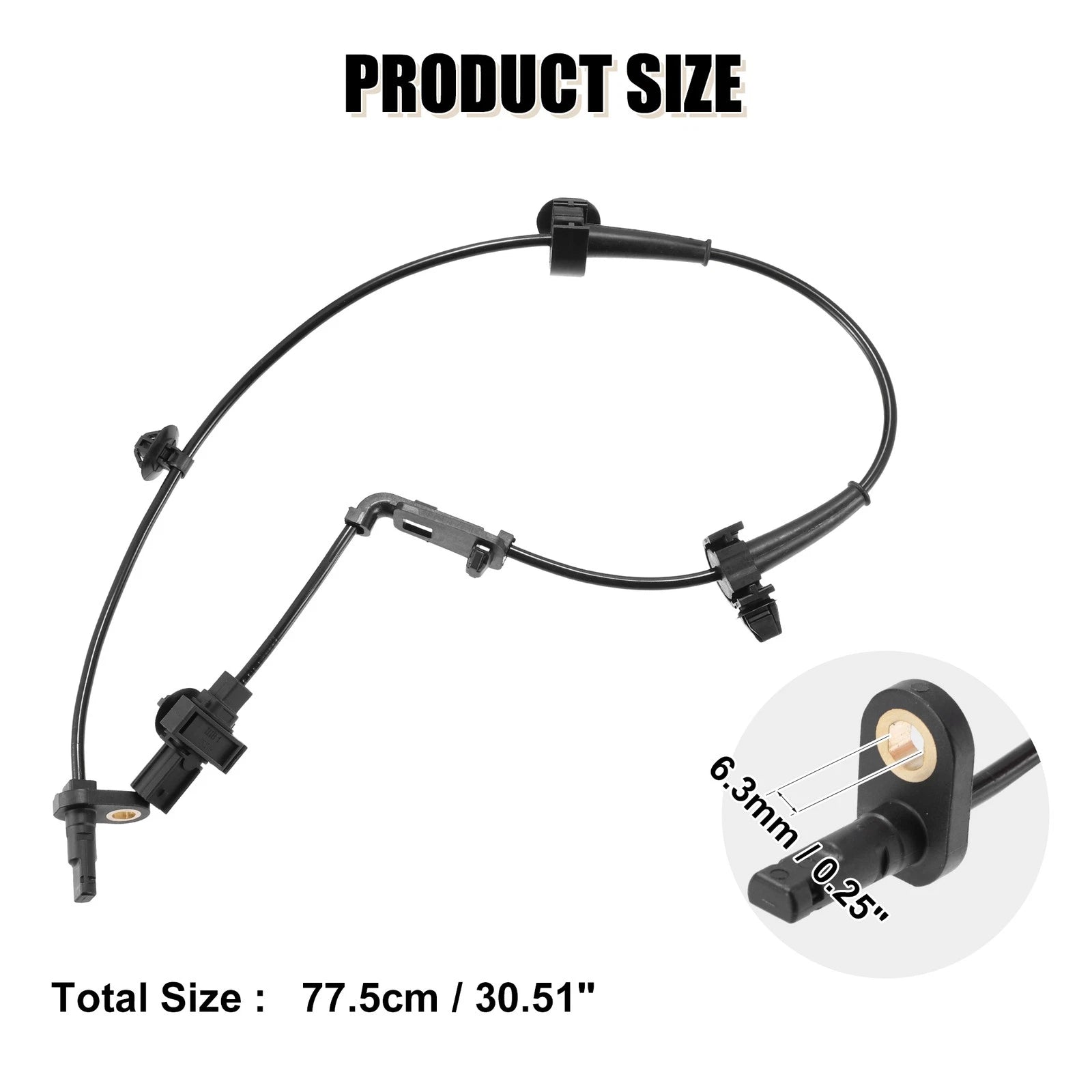 ABS Wheel Speed Sensor Front Right for Honda Civic (2012–2013) 57450-TR3-A02