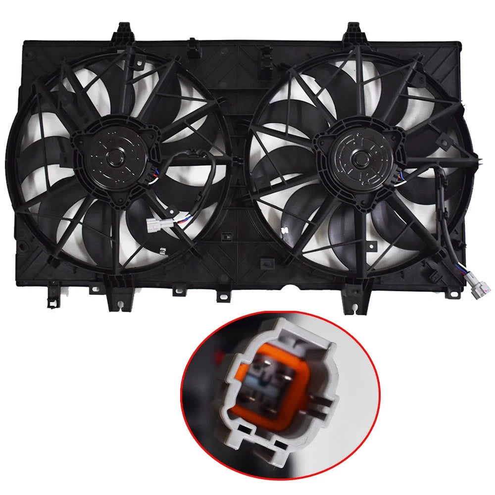 Radiator A/C Condenser Cooling Fan for Nissan Rogue (2014–2020)