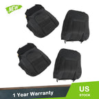 Set of 2 Black Leather Seat Covers for Ford F250 F350 Lariat (2011–2016)