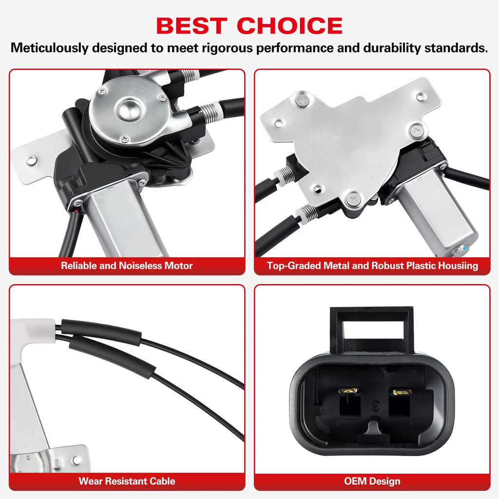 Window Regulator with Motor for Pontiac Grand Prix (1997–2003)