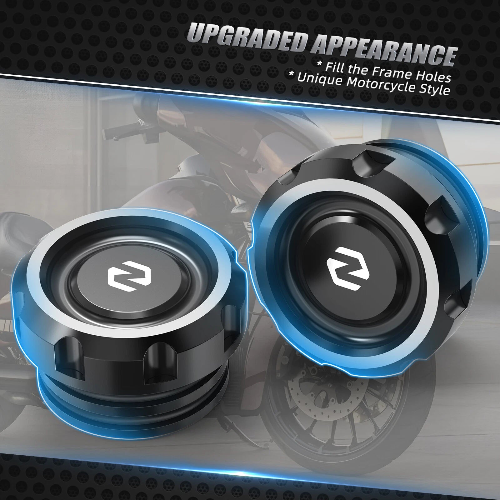 Frame Hole Insert Covers Plugs for Harley CVO Limited FLHTKSE (2017–2021)
