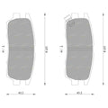 Brembo Rear Disc Brake Pad Set for Mitsubishi Mirage CE 1.5L 4G15 (1996 - 2003)
