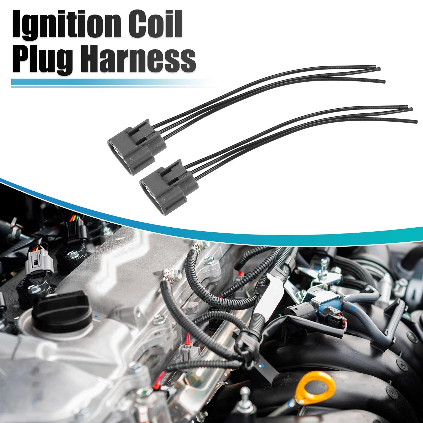 6pcs Ignition Coil Connector for Nissan Frontier Titan (2005–2017)