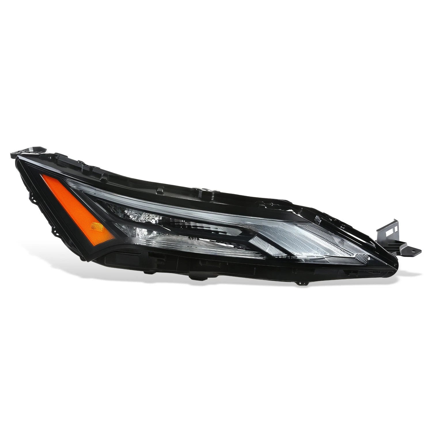 Right Headlight Lamp for Nissan Rogue (2021–2023) - Black Housing, Amber Corner
