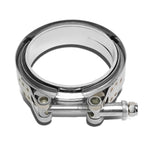 3.5" Stainless Steel V-Band Clamp & Flange for Turbo Down-Pipe Wastegate