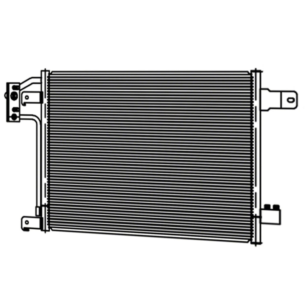 A/C Condenser Replacement with Mount Repair for 2007–2011 Jeep Wrangler