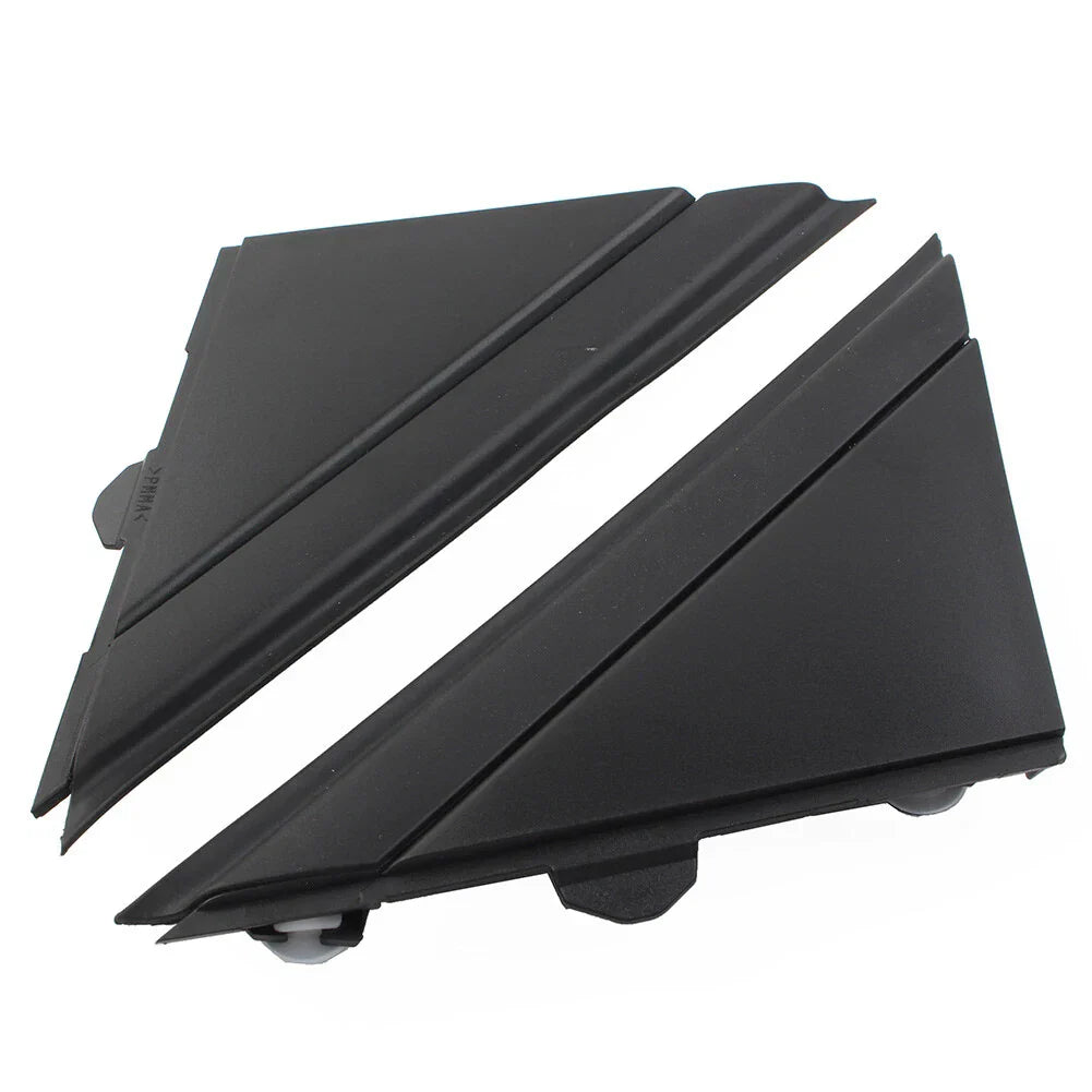 Matte Black Door Mirror Flag Covers for Fiat 500 (2012-2019)