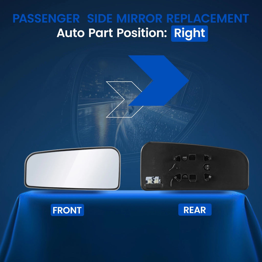 Heated Passenger Mirror Glass for Ford Super Duty (2017-2022)