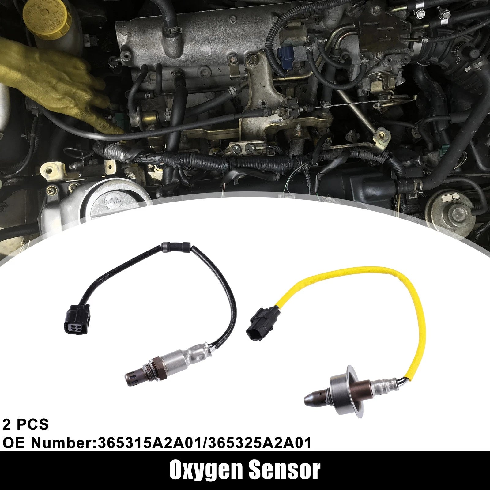 2X Oxygen Sensor No.365315A2A01 for Honda Civic (2016)