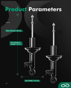 Front Pair Shocks Struts for Toyota Tacoma (2005–2014)
