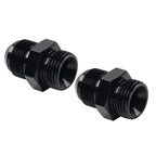2Pcs AN8 Flare to 8AN ORB Male Fitting Adapter for Universal