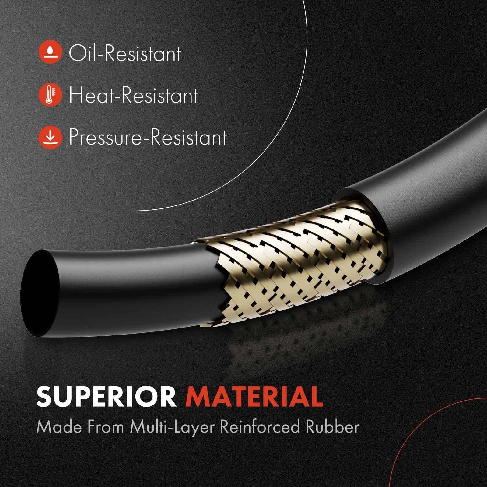 6X Power Steering Pressure & Return Line Hose for Nissan