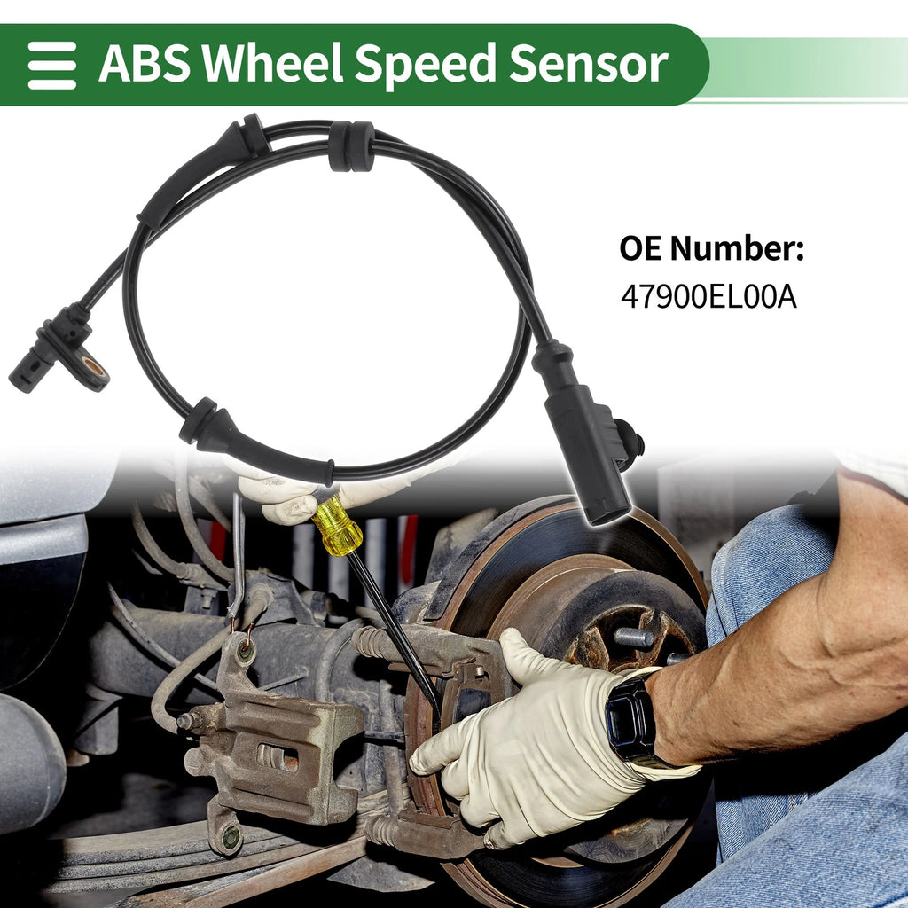 ABS Wheel Speed Sensor No. 47900EL00A for Nissan Versa (2007–2012) Rear Right