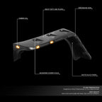 Set of 4 Pocket-Riveted LED Wheel Fender Flares for Jeep Wrangler JK (2007–2018)