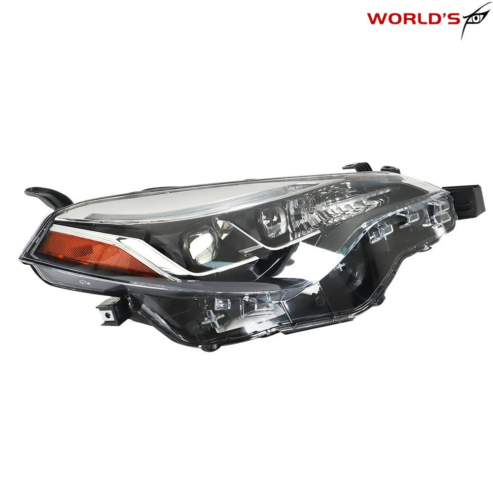 LED Headlight for Toyota Corolla SE XSE XLE (2017–2019) Right Side Black Clear