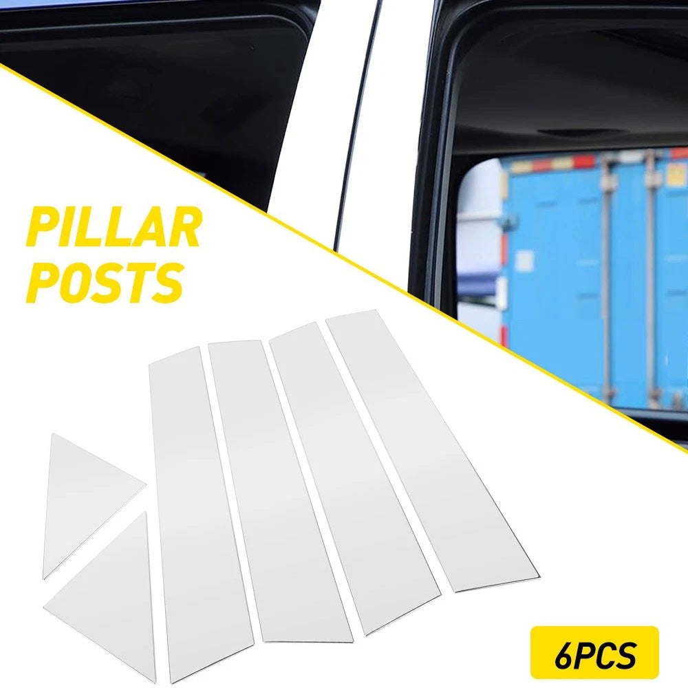 Set of 4 Chrome Pillar Posts for Chrysler 300/300C (2005–2010) EXV