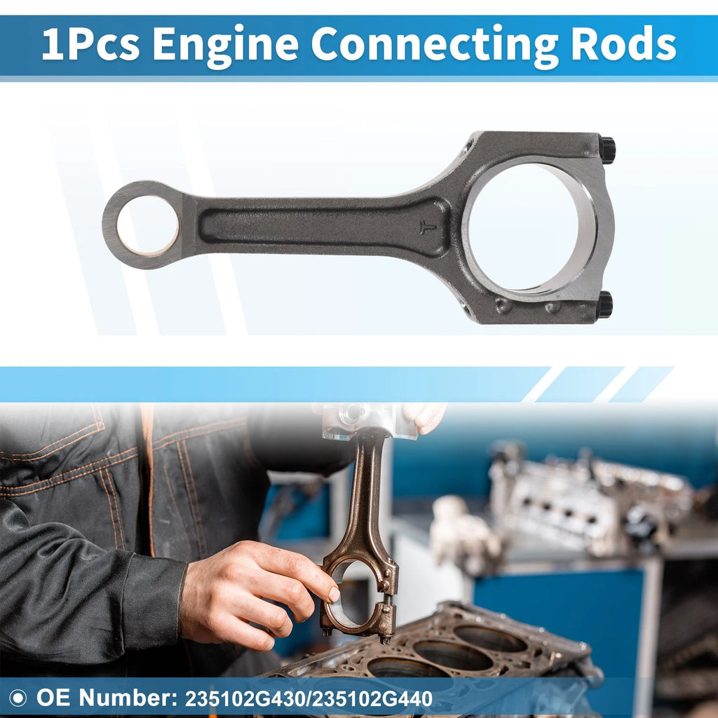 1 Pc Engine Connecting Rod for Hyundai Santa Fe (2013–2016) No. 235102G430