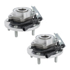 Pair Front Wheel Bearings and Hubs for Dodge Grand Caravan (2008-2020)