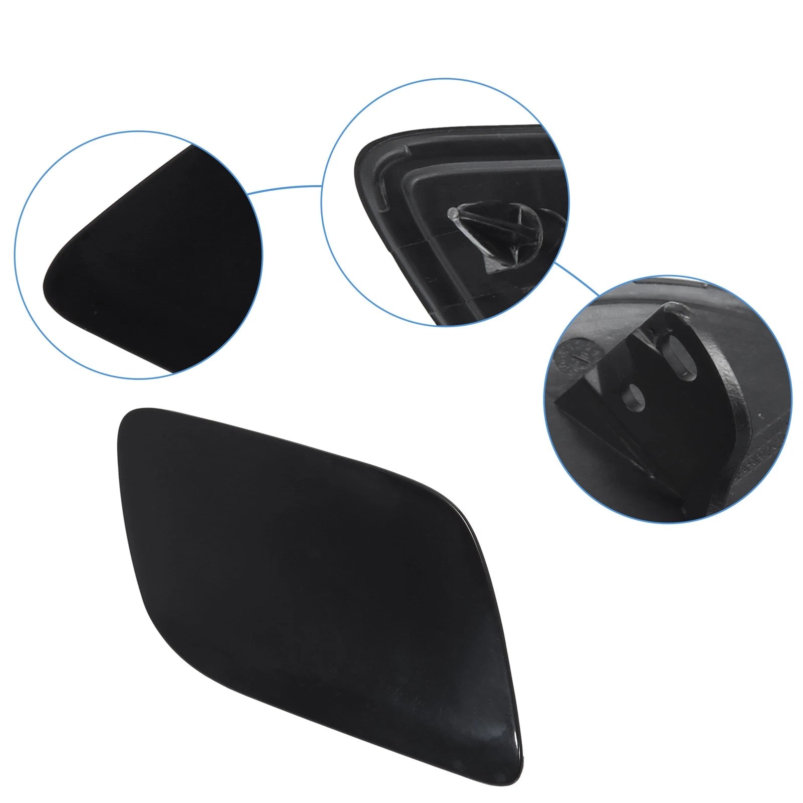 Front Right Bumper Headlight Washer Nozzle Cover for Audi Q7 (2007–2015)