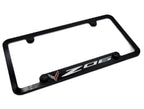 License Plate Frame Front Mount with Chevy C8 Corvette Logo for Corvette C8 Z06 (2020–2024)