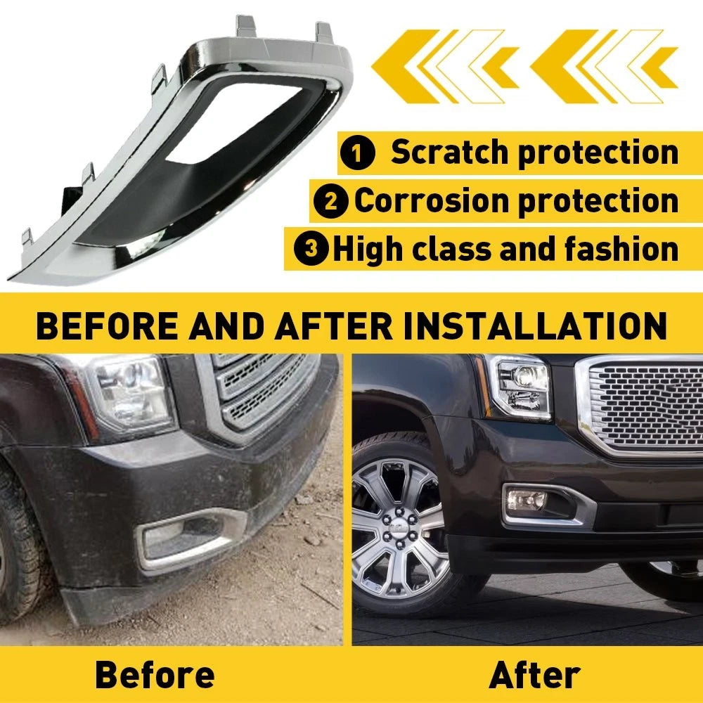Fog Light Cover Trim for GMC Yukon (2015–2020) Right Passenger
