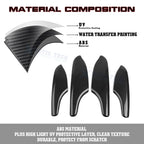 Carbon Fiber Texture Interior Door Armrest Panel Trim for Honda Civic (2022-2025)