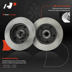 Front Disc Brake Rotors & Ceramic Pads for Ford F-150 (1994–1996)