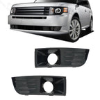 Fog Lamp Covers for Ford Flex (2009–2012) Black Front Left & Right