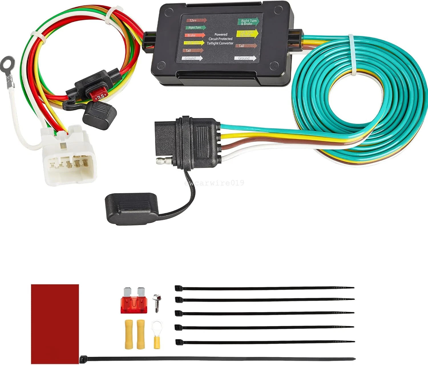 Trailer Wire Harness Lights Power Adapter Plug for Subaru Forester (1998–2024)