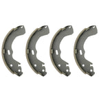 Set of 4 Front Disc Brake Rotors & Pads, Rear Drums & Shoes for Ford