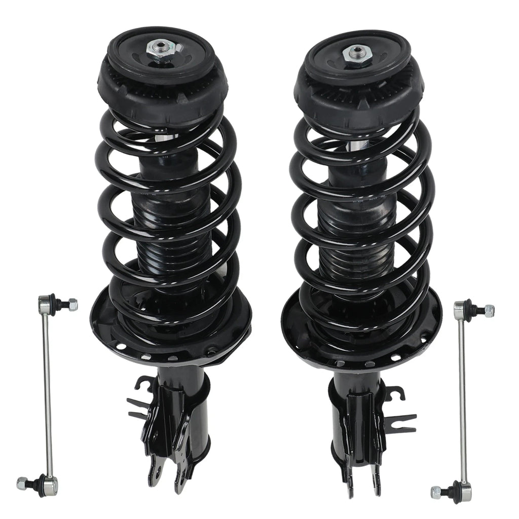 4x Front Struts Shocks Sway Bars for Chevy Trax Buick Encore (2013–2022) FWD