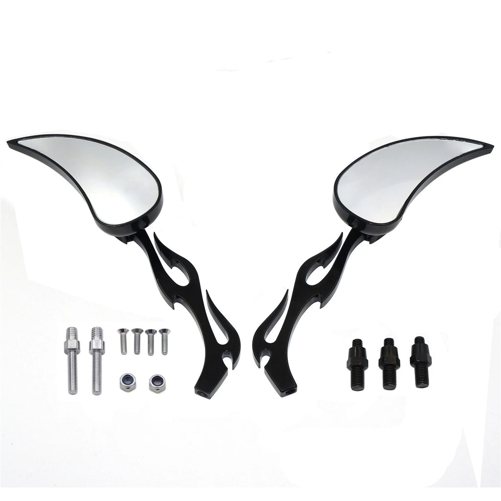 Teardrop Mirror for Suzuki GSXR600 750 1000 1100 GSXR1300 (Custom Black)