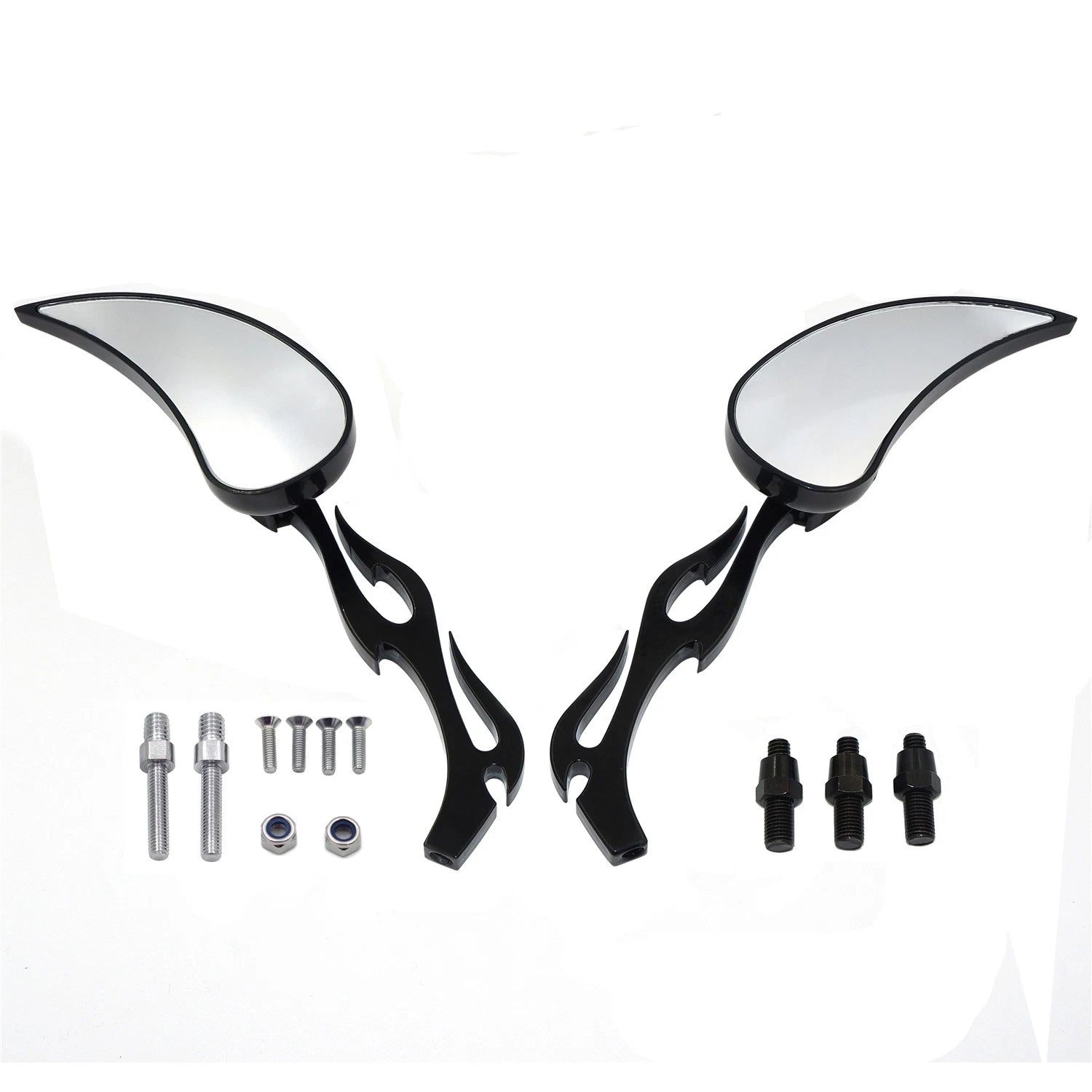 Teardrop Mirror for Suzuki GSXR600 750 1000 1100 GSXR1300 (Custom Black)