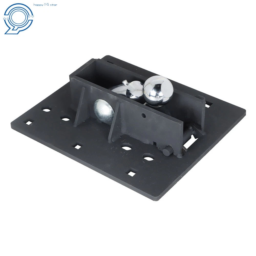 Folding Ball Gooseneck Hitch T-Handle for Trucks (2-5/16 Inch)