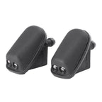 2X Wiper Spray Jet Nozzle Washer for Ford Fiesta (2001–2008) Black
