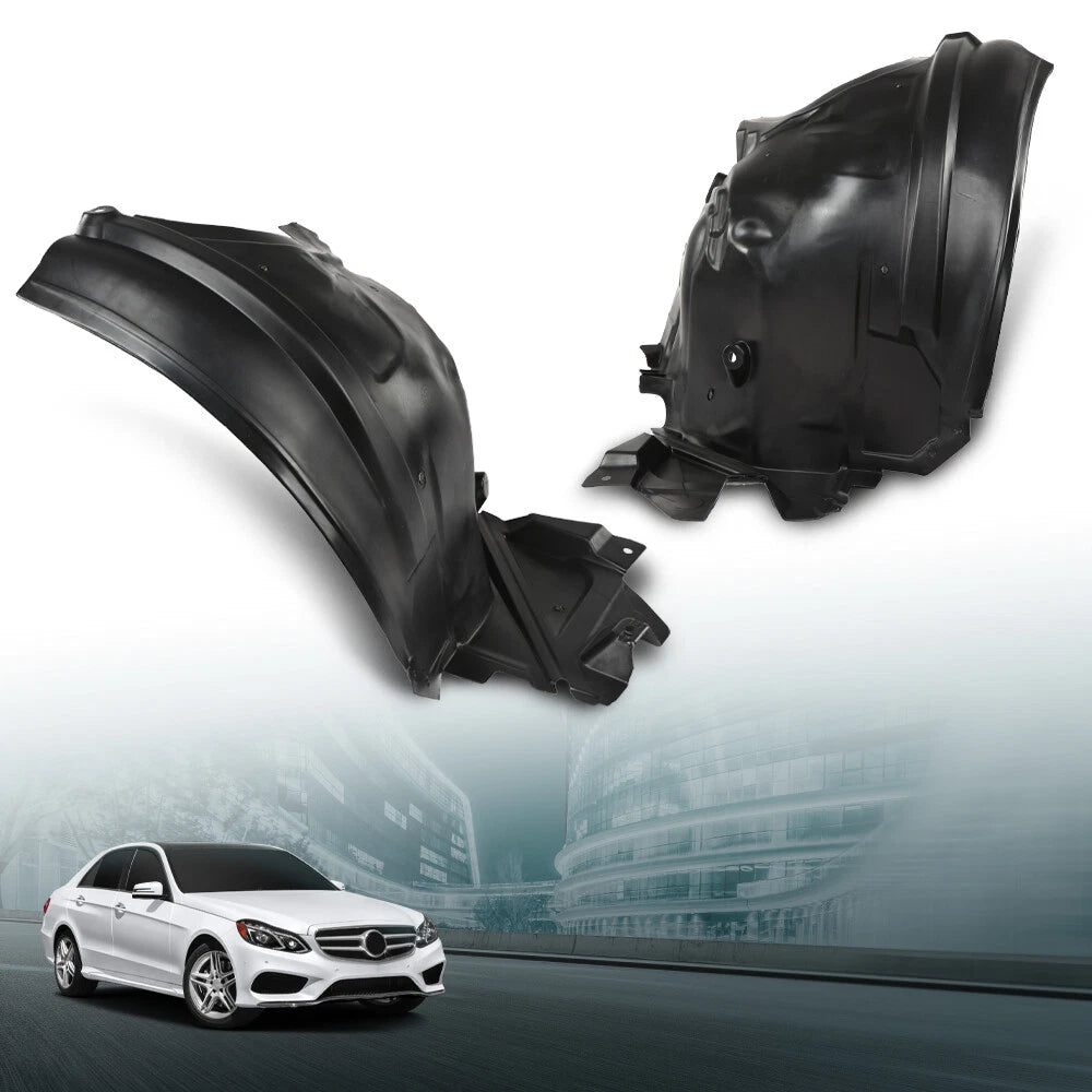 Set of 2 Front Fender Liners for Benz E350 (2010–2016)