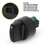Heater AC Fan Speed Control Knob for Ford E-150 E-250 E-350 (1993–1996)